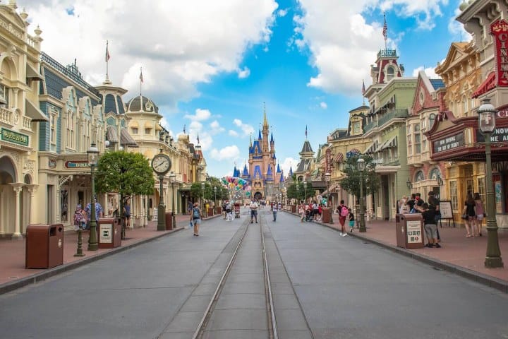 7. Magic Kingdom con poca gente. Foto - Alamy