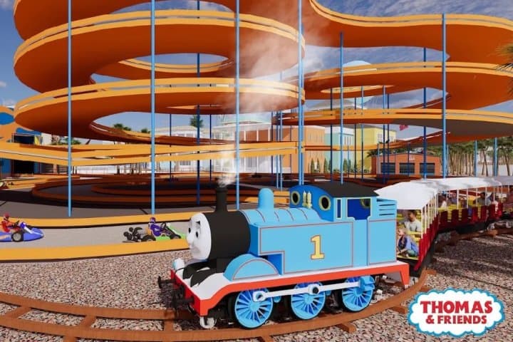 8. Concepto artístico de atracción de Tomas el Tren. Foto - TresPm