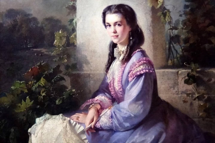 8. Retrato de S. L. Stroganova por Konstantin Makovsky. Foto - Alamy