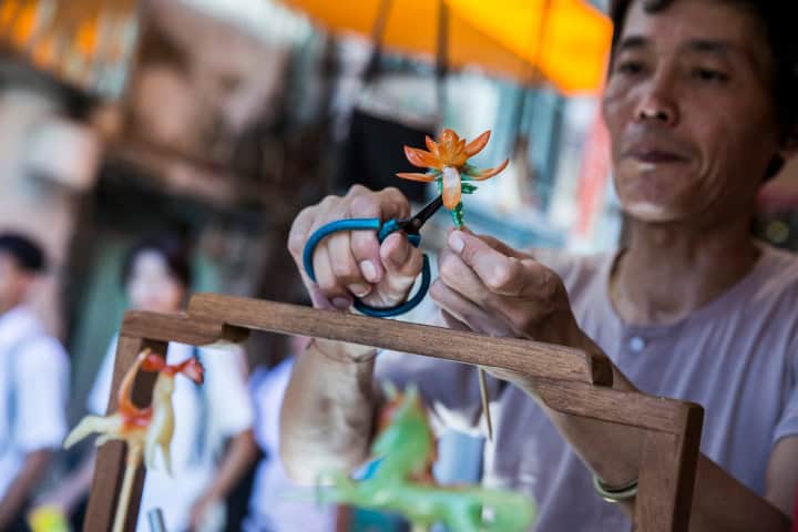 9. Chui Tang Ren; figuras de azúcar pellizcada. Foto - The Jakarta Post