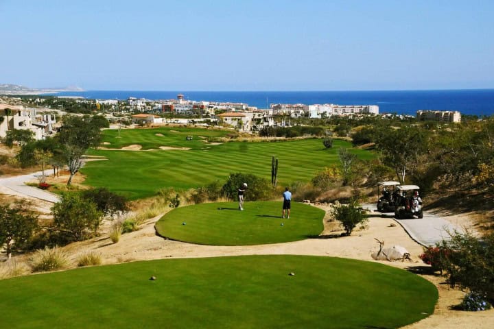 1. Hoyo 18 en el Club Campestre San José del Cabo, en Baja California. Foto - Alamy