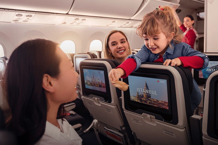 1. Viajeros en Turkish Airlines. Foto - Turkish Airlines