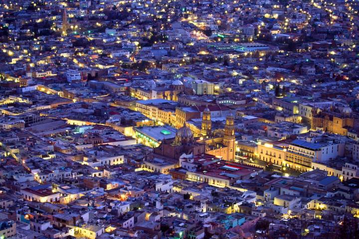 1. Fotografía aérea de Zacatecas. Foto - Getty Images