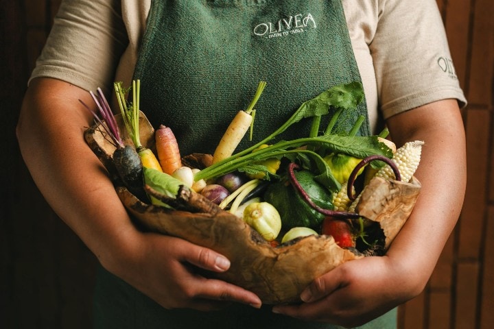 10. Verduras de Olivea Farm To Table. Foto - Olivea Farm To Table (Facebook) (Estrella Verde Michelin)