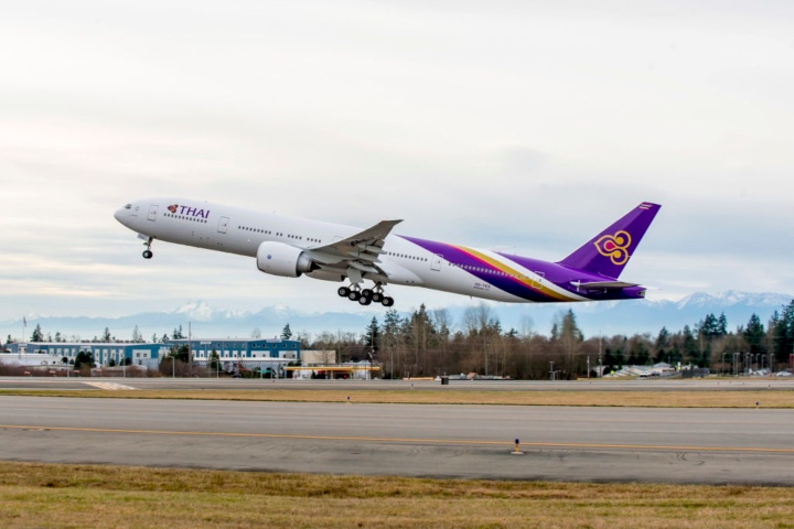 3. Avión de Thai Airways. Foto - AeroLatin News