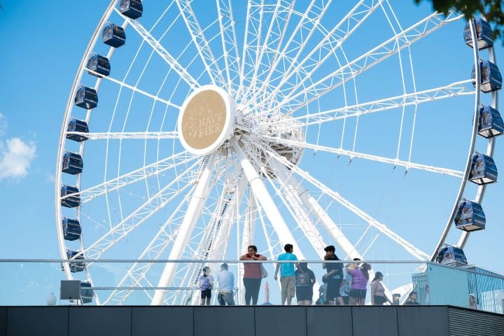3. The Centennial Wheel en Illinois. Foto - Navy Pier