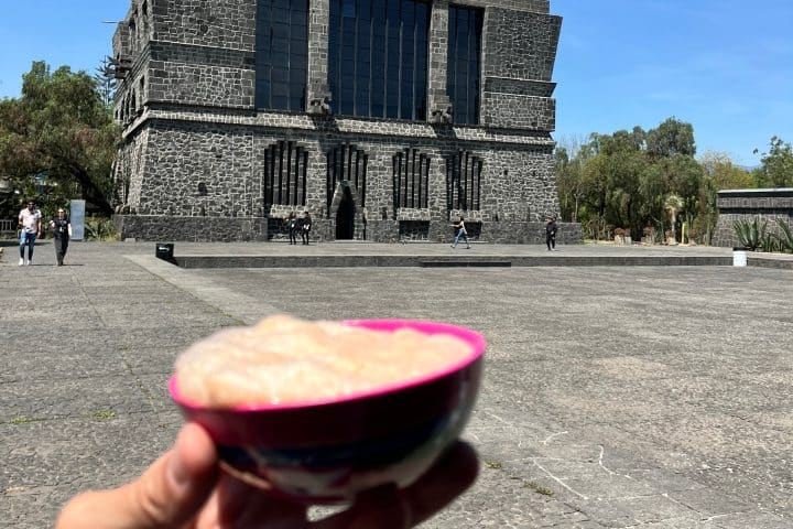 4. Espuma de Cacao en el Museo Diego Rivera - Anahuacalli. Foto - Museo Diego Rivera-Anahuacalli (Facebook)