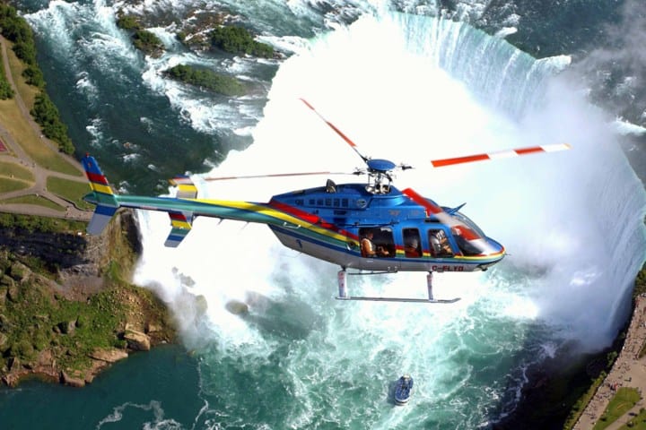 5. Viaje en helicóptero sobre las Cataratas del Niágara. Foto - 知乎 (Chiyu) Día del Padre