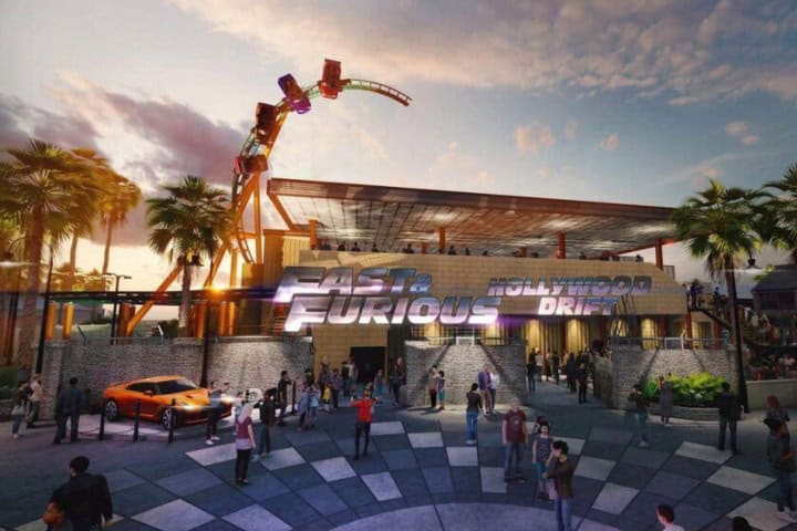 5. Concepto artístico de entrada a Fast & Furious: Hollywood Drift. Foto - 3DJuegos
