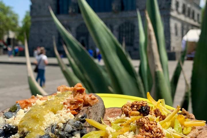 6. Platillo del Festival de la Cocina Mexicana. Foto - Museo Diego Rivera - Anahuacalli. Foto - Museo Diego Rivera-Anahuacalli (Facebook)