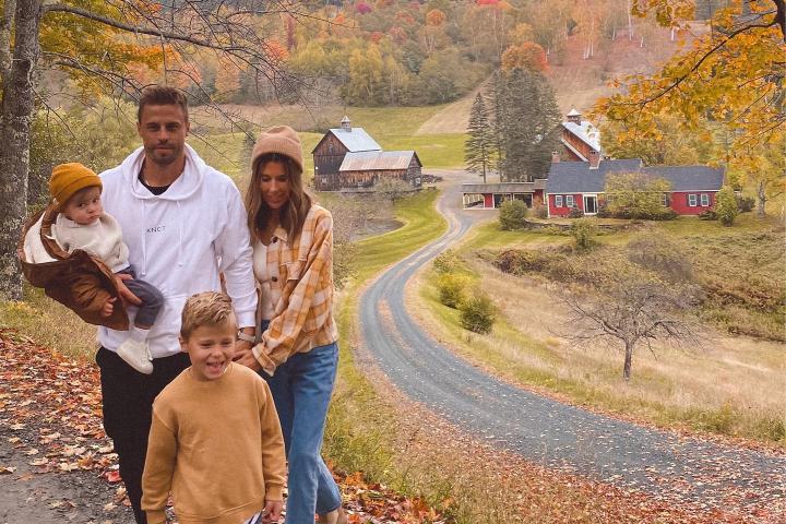 6. Fotografía de familia en Sleepy Hollow Farm. Foto - @christineandrew (Instagram)
