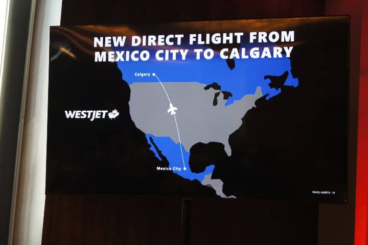 7. Vuelo directo de WestJet desde la CDMX hasta Alberta. Foto - El Souvenir