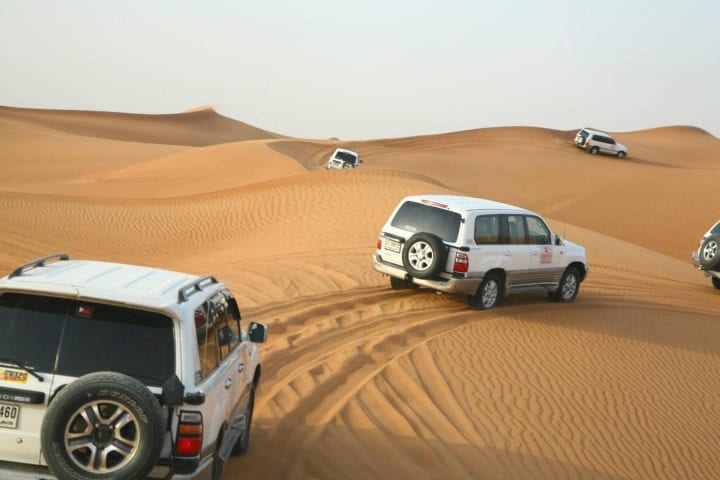 7. Redorrido en las dunas de Dubái. Foto - Alamy