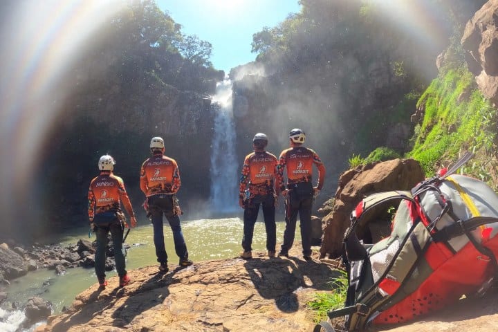 8. Cañonistas en el Rincón del Calimayo. Foto - Visit Nayarit