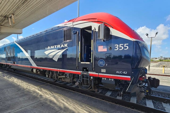 8. Tren de Amtrak, con la ruta Floridian. Foto - r/Amtrak (Reddit)