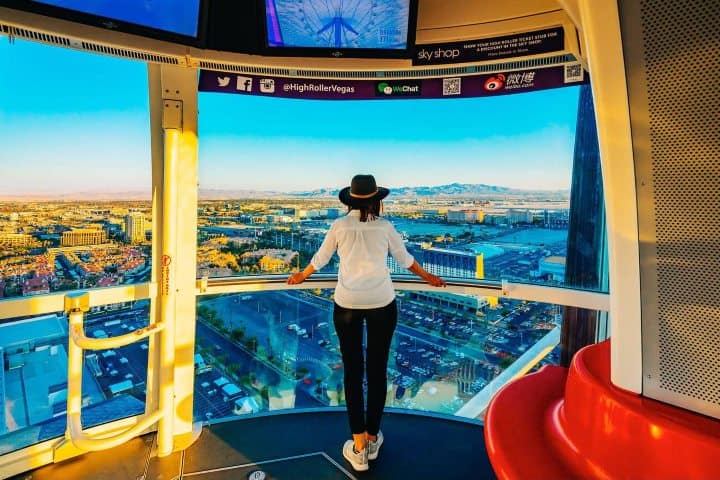 8. Mirador desde el High Roller en Las Vegas. Foto - Alamy