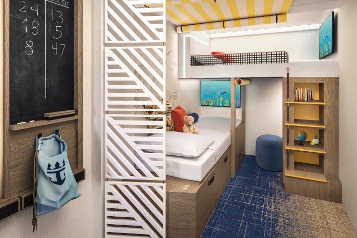 9. Concepto artítico de habitación infantil en Family Infinite. Foto - Royal Caribbean