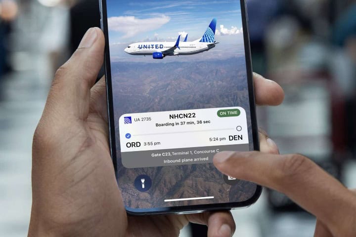 9. App de United. Foto - Travel + Leisure