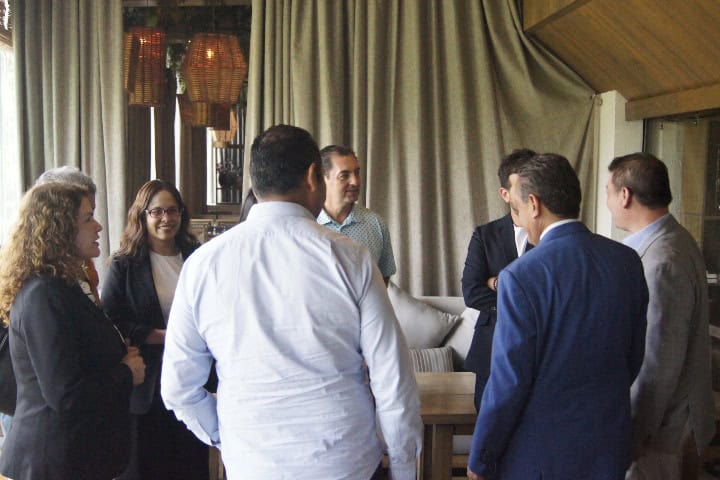9. Parte del equipo de MedGolf durante la conferencia de prensa 05 de junio del 2025 en el restaurante ILIOS. Foto - El Souvenir