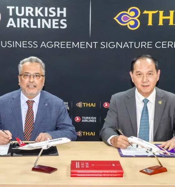 TURKISH AIRLINES Y THAI COLABORACIÓN