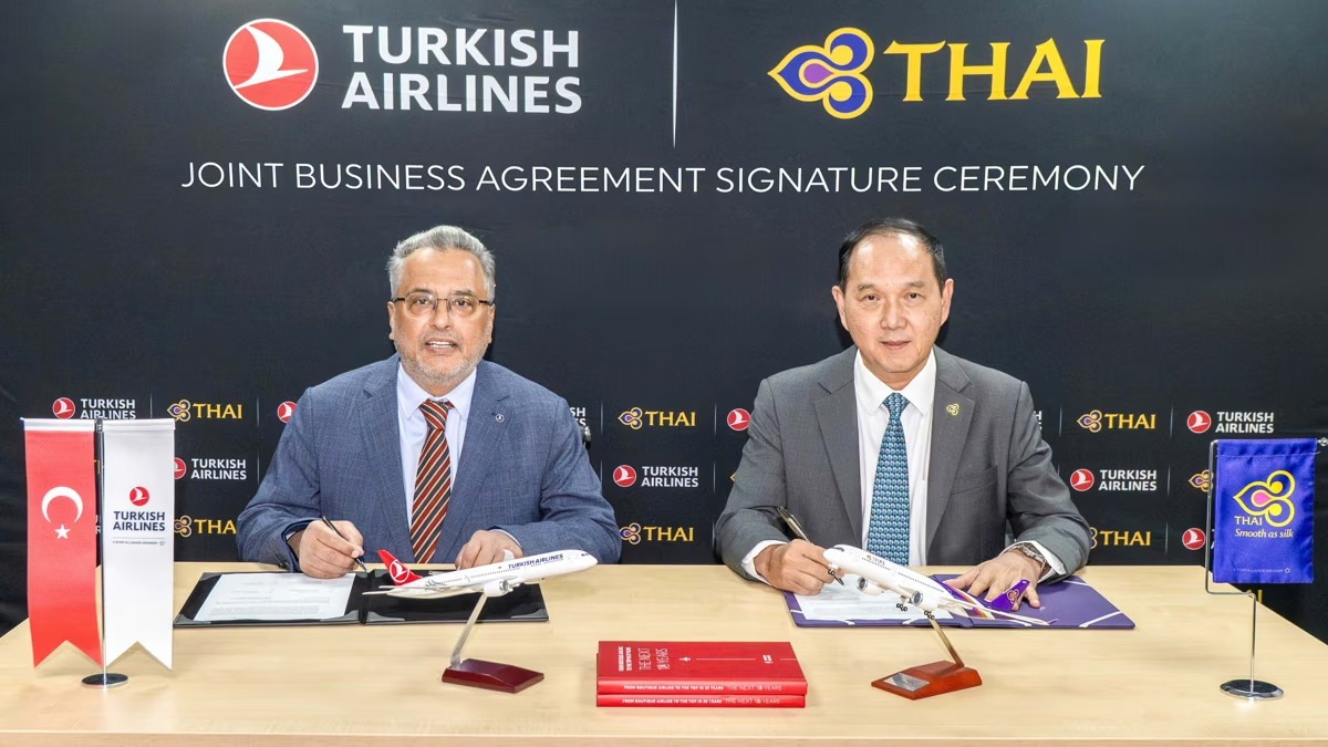 TURKISH AIRLINES Y THAI COLABORACIÓN