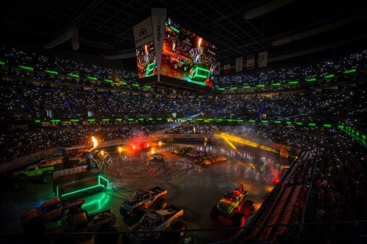 1. Show Hot Wheels Monster Trucks 2024 en la Arena CDMX. Foto - Infozona