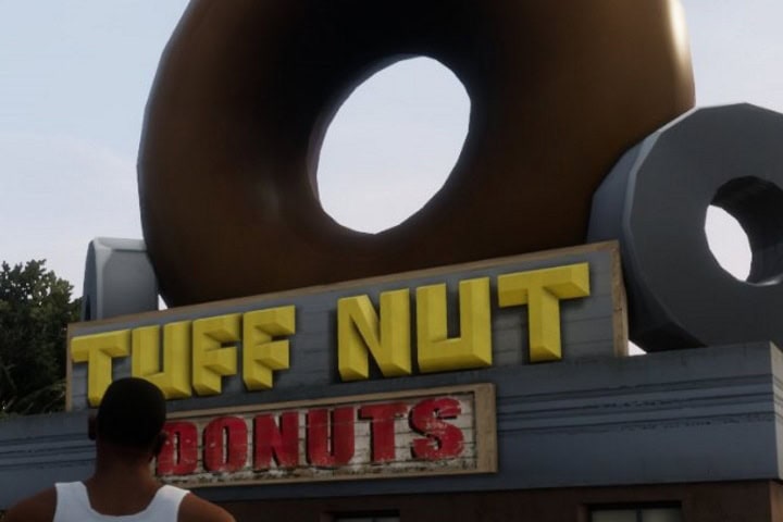 1. Parodia de Randy's Donuts en el videojuego Grand Theft Auto: San Andreas. Foto - PC Gamer