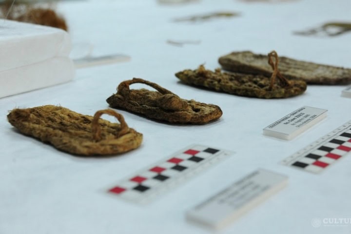 1. Huaraches zapotecas restaurados por el INAH. Foto - masnoticias