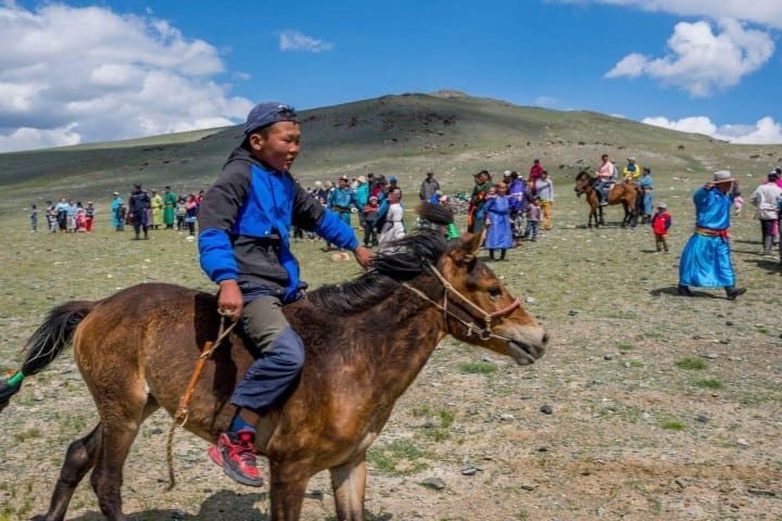 10. Niño jinete en el Festival de Naadam. Foto - Alamy