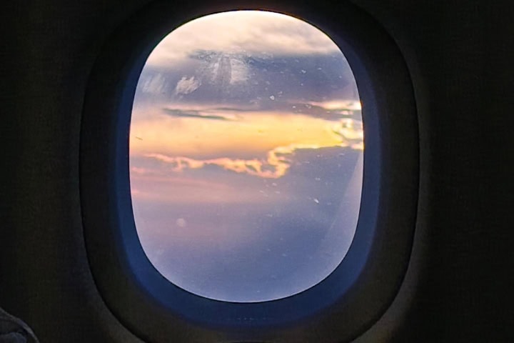 10. Paisaje por ventanilla de vuelo de Viva. Foto - @elpoderosodave (Instagram)