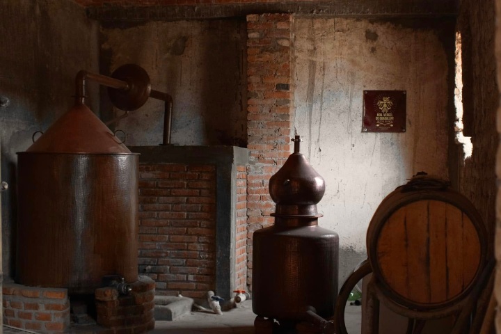 11. Zona de destilado en Hacienda Vergel de Guadalupe. Foto - Turismo San Luis de la Paz (Facebook)