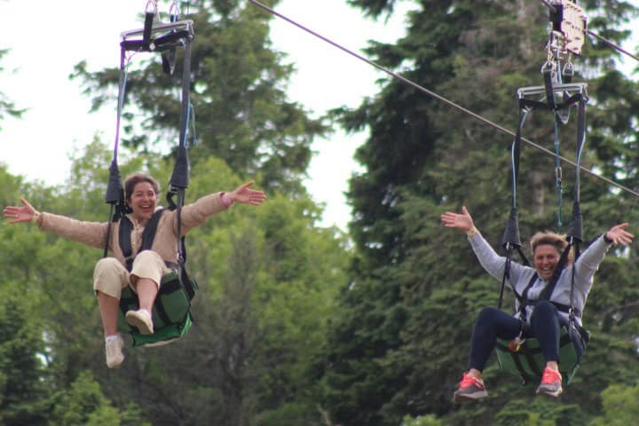 13. Tirolesa en el Parque Olímpico de Utah. Foto - Utah Olympic Park (Facebook)