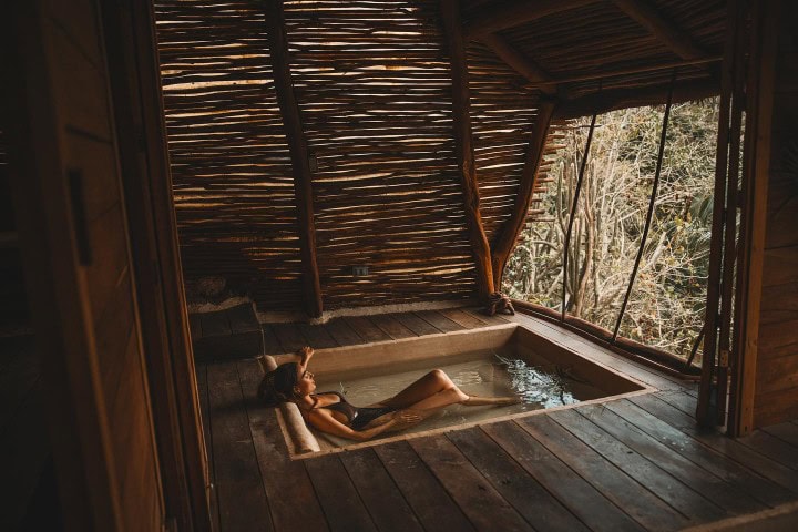 13. Viajera en glamping de Destino Mío. Foto - Destino Mío (Facebook)