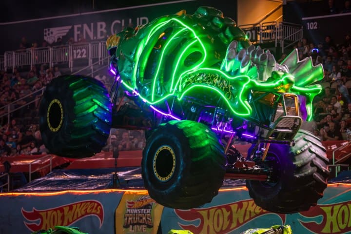 2. El imponente Skelesaurus en el HOT WHEELS MONSTER TRUCK. Foto - License Global