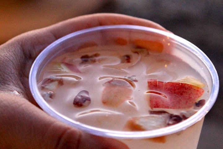 2. Vaso de tuba compuesta con frutas. Foto - Hoteles Boutique en México