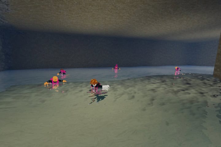 2. Jugadores en Nado en Río. Foto - El Souvenir
