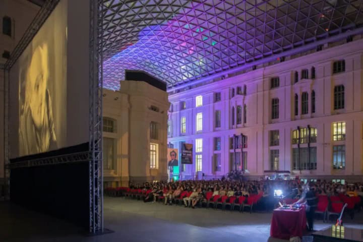4. Proyección de película en Cibeles de Cine. Foto - CentroCine (Facebook)
