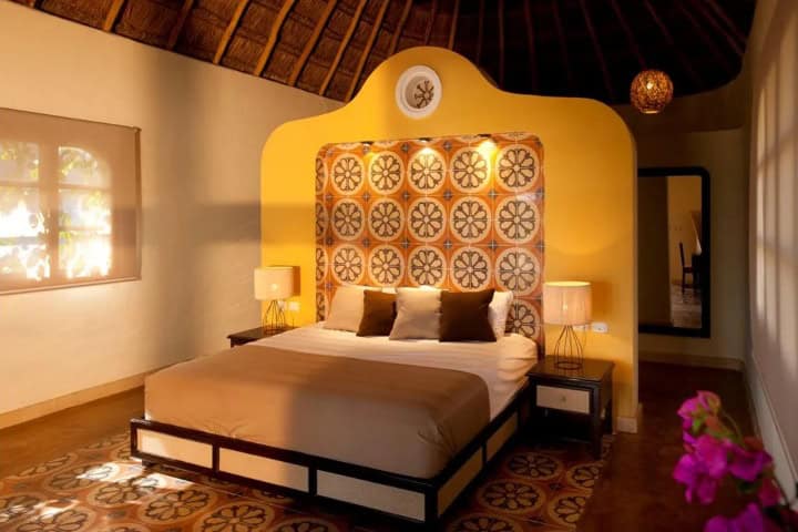 4. Habitación glamping en Haciendo Sotuta de Peón. Foto - Hacienda Sotuta de Peón