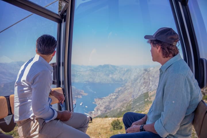 5. Visitantes en el teleférico Kotor-Lovcen. Foto - Nacionalni park Lovćen (Facebook)