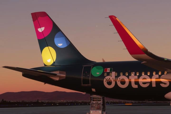 6. Avión de Viva Doters. Foto - Flightsim.to