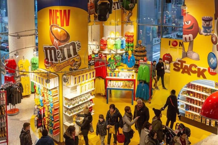 6. Tienda de M&M's en Nueva York. M&M's - M&M's