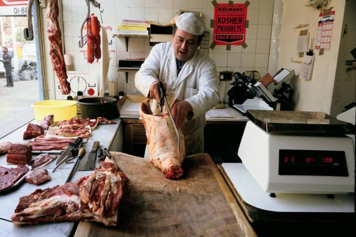 6. Carnicero Kosher. Foto - Alamy
