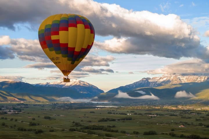 7. Viaje en globo aerostático en Utah. Foto - @rainbowryders (Instagram)