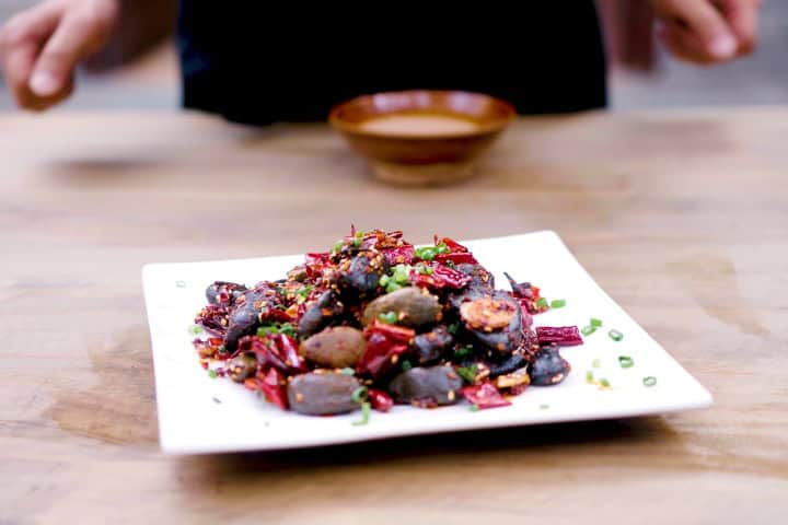 8. Plato de Suodiu. Foto - 锅铲居士 (Espátula laico) (YouTube)