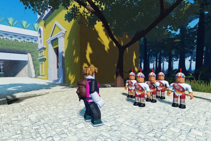8. Voladores de Papántla en Xcaret México, Roblox. Foto - El Souvenir