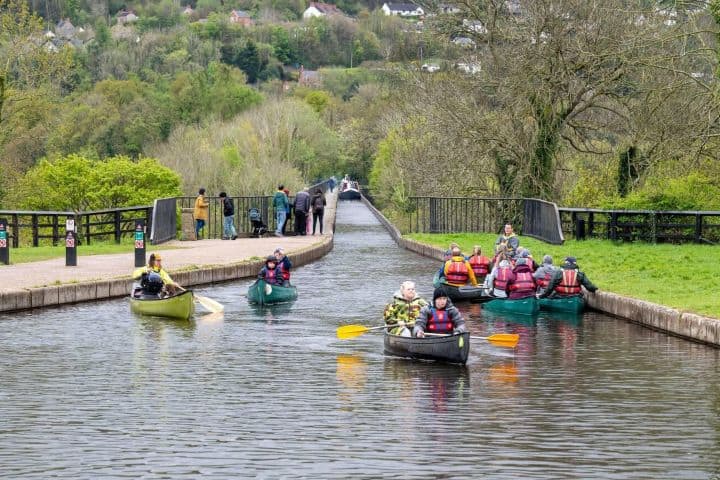 8. Entrada al acueducto de Pontcysyllte. Foto - Alamy