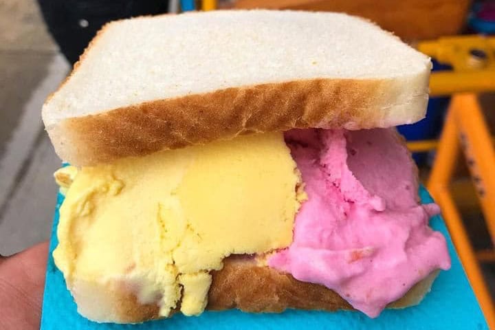 1. Sándwich con helado de Putla, Oaxaca. Foto - Putla de Guerrero Oaxaca (Facebook)