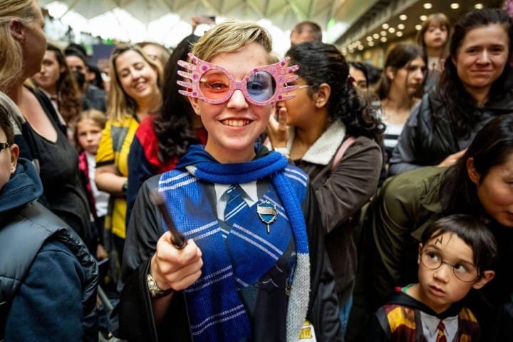 1. Fanáticos de Harry Potter. Foto - Alamy