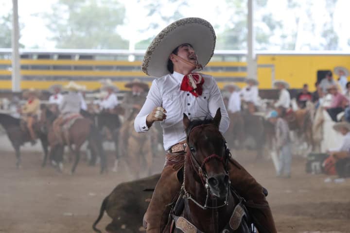 15. Charro en el Encuentro Internacional del Mariachi y la Charrería 2024. Foto - Encuentro Internacional del Mariachi y la Charrería (Facebook)