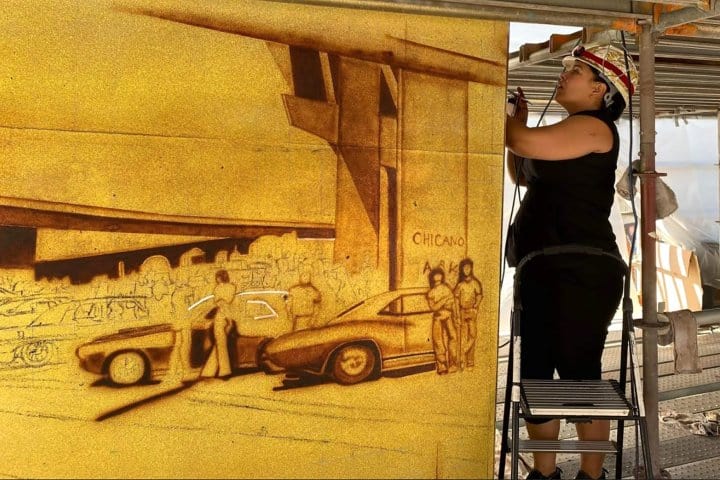 18. Mural de LowRiders. Foto - Just a Car Guy (Blogger)